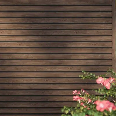 Panele elewacyjne fasadowe Solvo Listwa zakończeniowa Dąb Czekoladowy 2-cz FS-252, 3030887