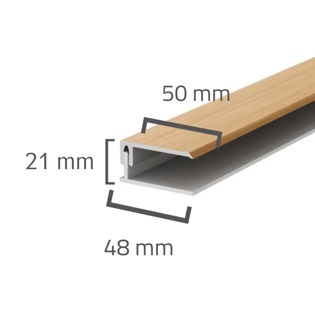 Panele elewacyjne fasadowe Solvo Listwa zakończeniowa Cedr 2-cz FS-252, 3030889, Panele zewnętrzne, Solvo Akcesoria do paneli zewnętrznych, VOX