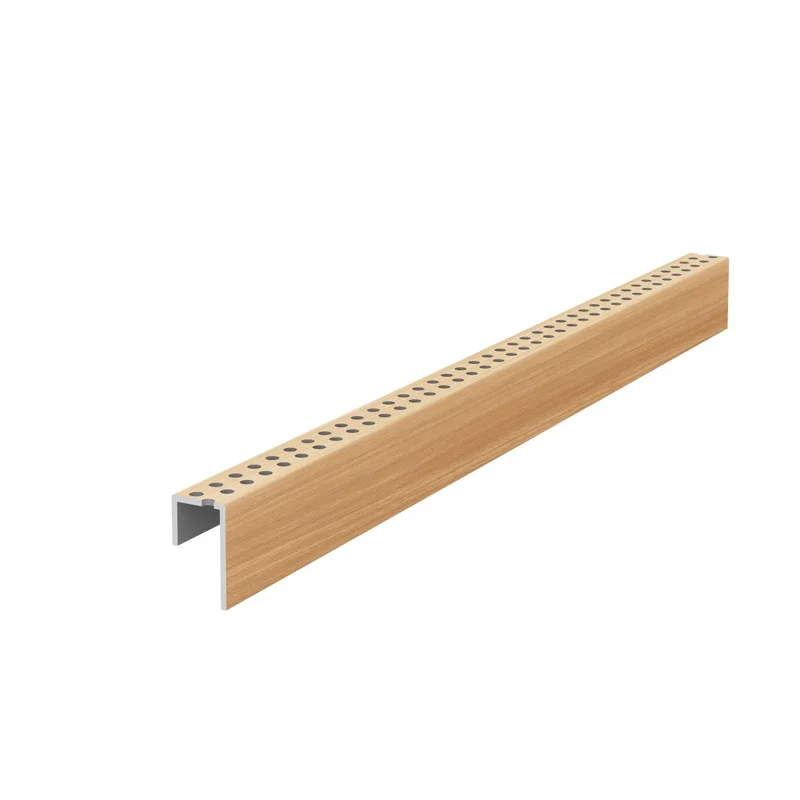 Panele elewacyjne fasadowe Solvo Listwa perforowana Cedr 1-c