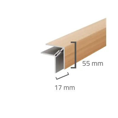 Panele elewacyjne fasadowe Solvo Listwa narożna zewnętrzna Cedr 2-cz FS-222, 3030873