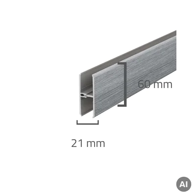 Panele elewacyjne fasadowe Solvo Łącznik Dąb Szary 2-cz FS-282, 3030912