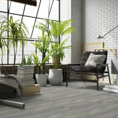 Panele winylowe SPC ze zintegrowanym podkładem Dąb Bielony 85001-1 Klasa 33 5.5 mm