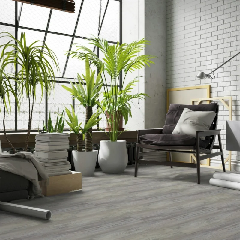 Panele winylowe SPC ze zintegrowanym podkładem Dąb Bielony