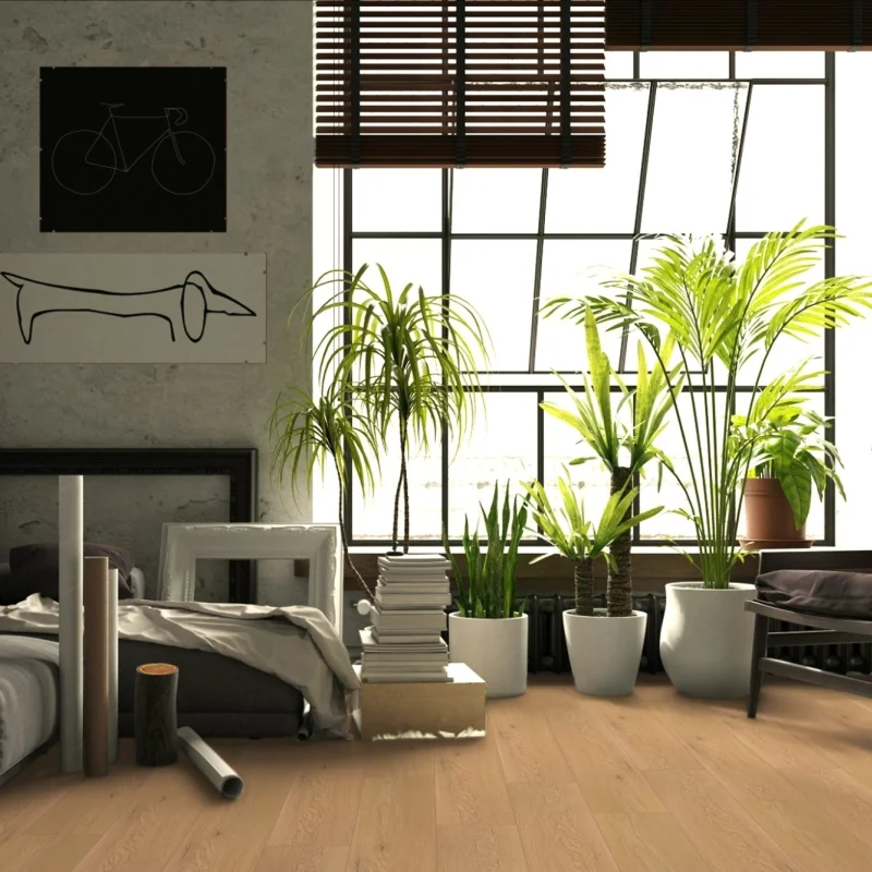 Panele winylowe SPC ze zintegrowanym podkładem Dąb Ciepły