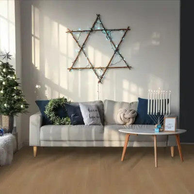 Panele winylowe SPC ze zintegrowanym podkładem Dąb Miodowy 85004-5  Klasa 33 5.5 mm