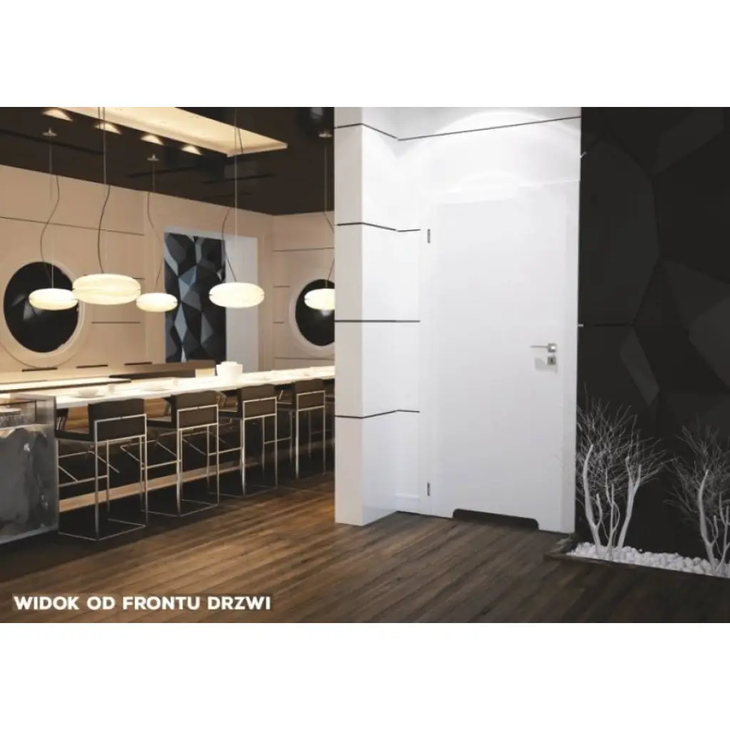 Drzwi Norma Decor 1 WC Bezprzylgowe (otwierane na zewnątrz) Lewe 80cm plaster miodu, 100073577, Drzwi wewnętrzne, Norma Decor, Invado