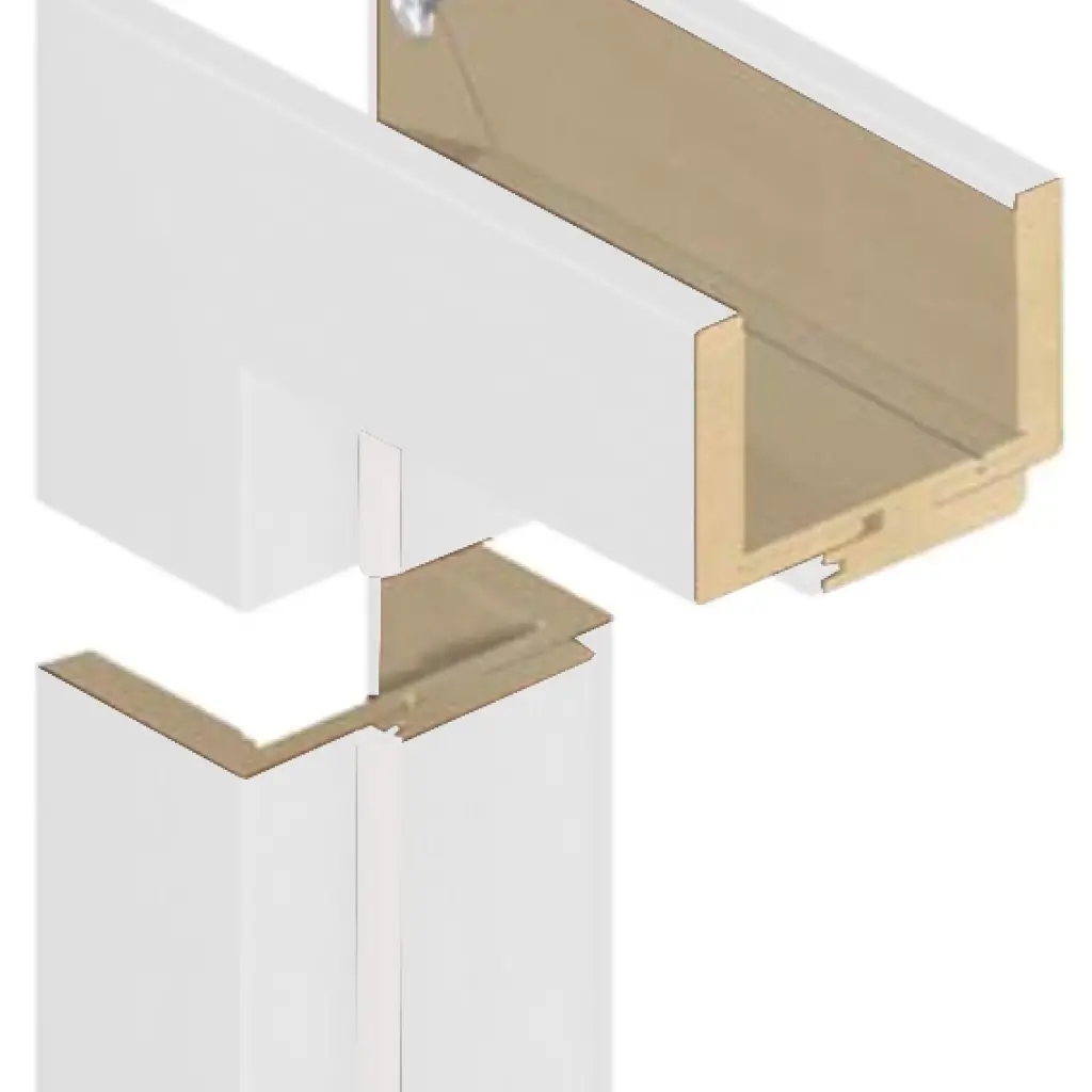 Ościeżnica regulowana z kątownikiem ORS10 Invado 95-114 Lewa 80cm Bezprzylgowa, 100073604, Ościeżnica, Norma Decor, Invado