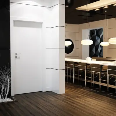 Ościeżnica regulowana z kątownikiem ORS10 Invado 95-114 Lewa 80cm Bezprzylgowa, 100073604