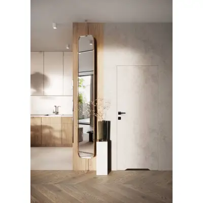 Zestaw Drzwi ukryte + Ościeżnica Porta HIDE WC bezprzylgowa (otwierane na zewnątrz) Prawe 70cm płyta, SPA1110P07LBPWAOV0O000, OPA100LP070000AM300000