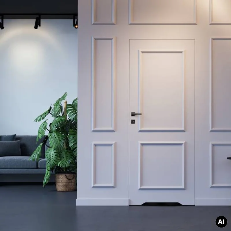 Zestaw Drzwi ukryte + Ościeżnica Porta HIDE WC bezprzylgow