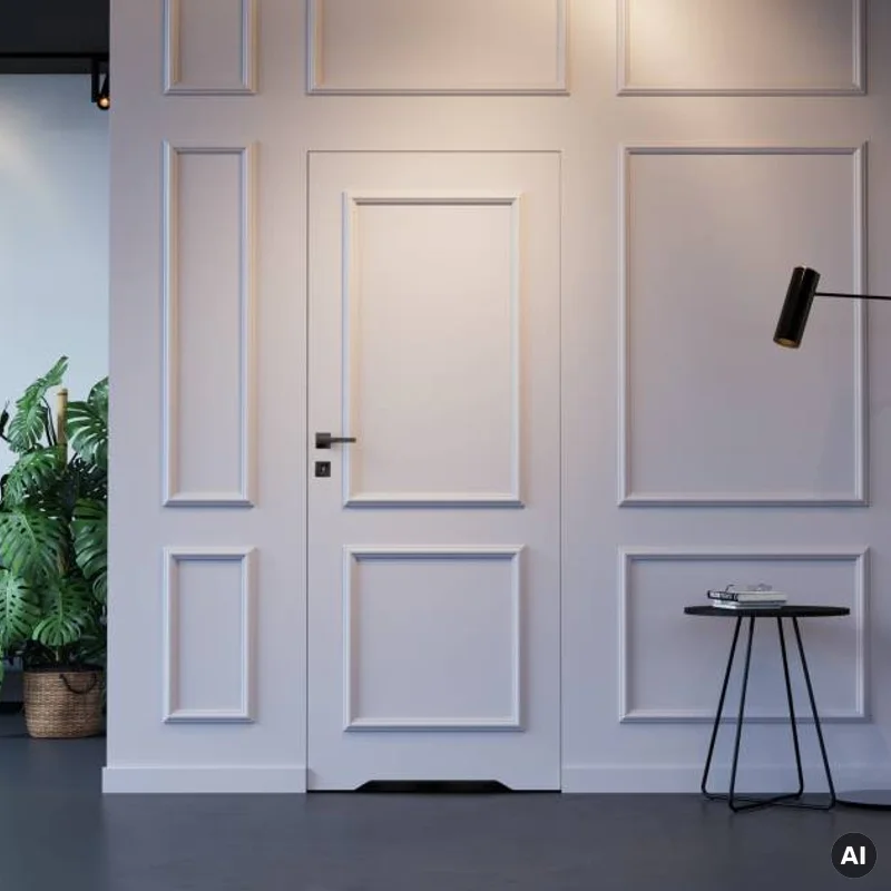 Zestaw Drzwi ukryte + Ościeżnica Porta HIDE WC bezprzylgow