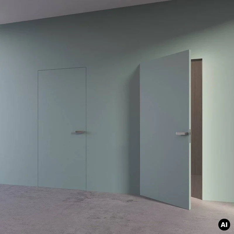 Zestaw Drzwi ukryte + Ościeżnica Porta HIDE WC bezprzylgow