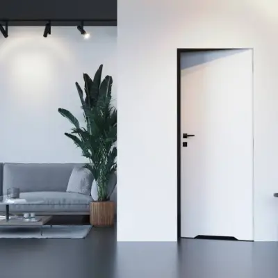 Zestaw Drzwi ukryte + Ościeżnica Porta HIDE WC bezprzylgowa (otwierane na zewnątrz) Prawe 70cm płyta, SPA1110P07LBPWAOV0O000, OPA100LP070000AM300000