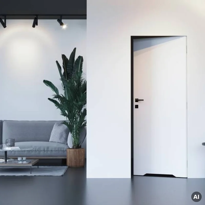 Zestaw Drzwi ukryte + Ościeżnica Porta HIDE WC bezprzylgow