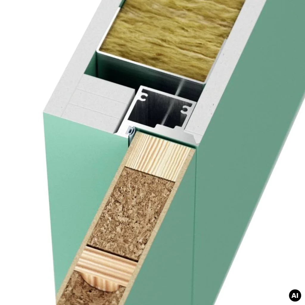 Zestaw Drzwi ukryte + Ościeżnica Porta HIDE WC Bezprzylgowe (otwierane na zewnątrz) Lewe 70cm płyta, SPA1110L07LBPWAOV0O000, OPA100LL070000AM300000, Zestaw, PORTA HIDE, PORTA
