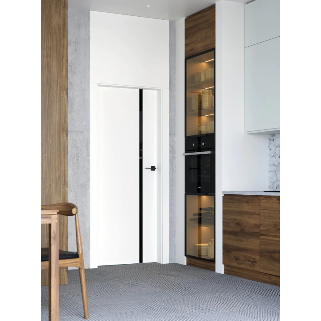 Zestaw Drzwi + Ościeżnica Porta Focus 4.A z czarną szybą 95-135 Dąb Catania Przylgowe (otwierane na zewnątrz) Lewe 80cm plaster miodu, SPWG4A0L08DDT0SZ2KHB00, OPWP6B0L08DDT0SZ260000, Zestaw, PORTA FOCUS, PORTA