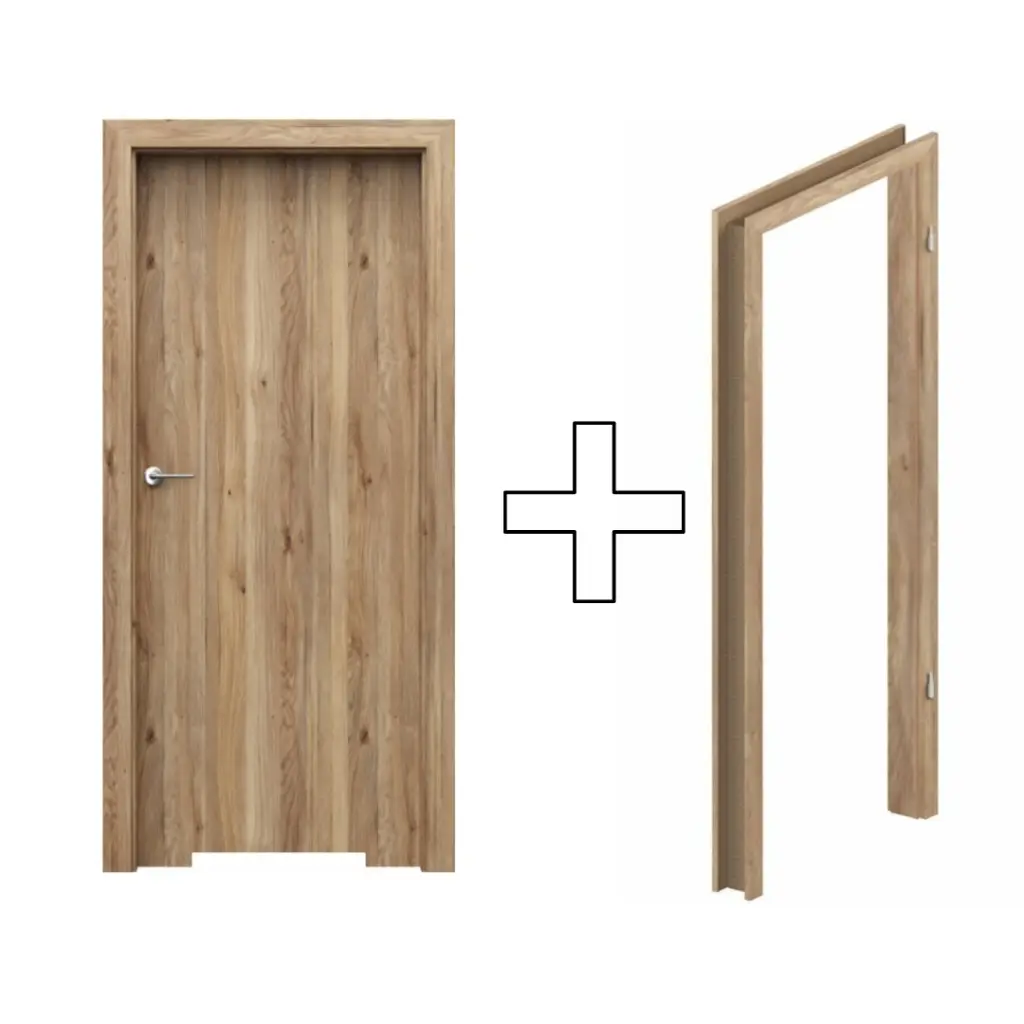 Zestaw Drzwi + Ościeżnica Porta Decor model P WC 95-135 Dąb Catania Przylgowe (otwierane na zewnątrz) Prawe 80cm plaster miodu, SPWP0P0P08DDTWSB2AH000, OPWP6D0P08DDT0SZ260000, Zestaw, Porta DECOR, PORTA