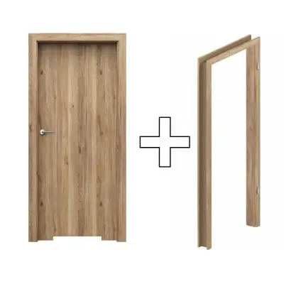 Zestaw Drzwi + Ościeżnica Porta Decor model P WC 95-135 Dąb Catania Przylgowe (otwierane na zewnątrz) Prawe 80cm plaster miodu, SPWP0P0P08DDTWSB2AH000, OPWP6D0P08DDT0SZ260000