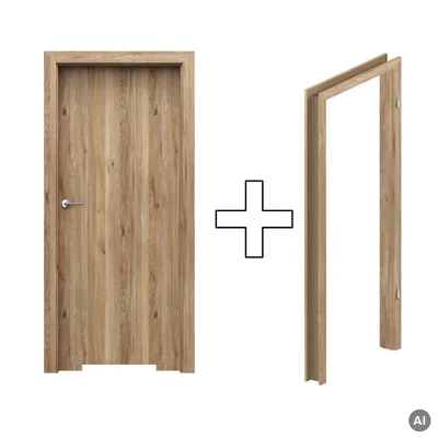 Zestaw Drzwi + Ościeżnica Porta Decor model P WC 95-135 Dąb Catania Przylgowe (otwierane na zewnątrz) Prawe 80cm plaster miodu, SPWP0P0P08DDTWSB2AH000, OPWP6D0P08DDT0SZ260000