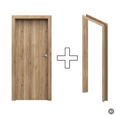 Zestaw Drzwi + Ościeżnica Porta Decor model P 95-135 Dąb Catania Przylgowe (otwierane na zewnątrz) Lewe 80cm plaster miodu, SPWP0P0L08DDT0SZ2AH000, OPWP6B0L08DDT0SZ260000