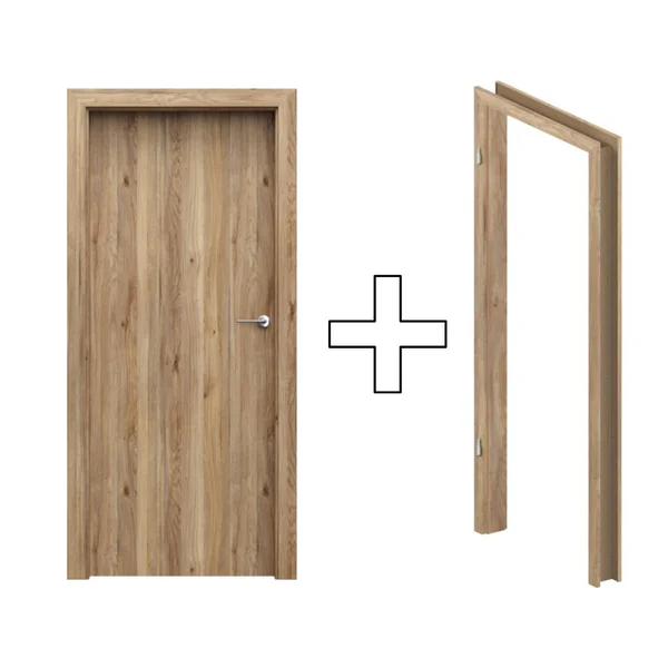 Zestaw Drzwi + Ościeżnica Porta Decor model P 95-135 Dąb 