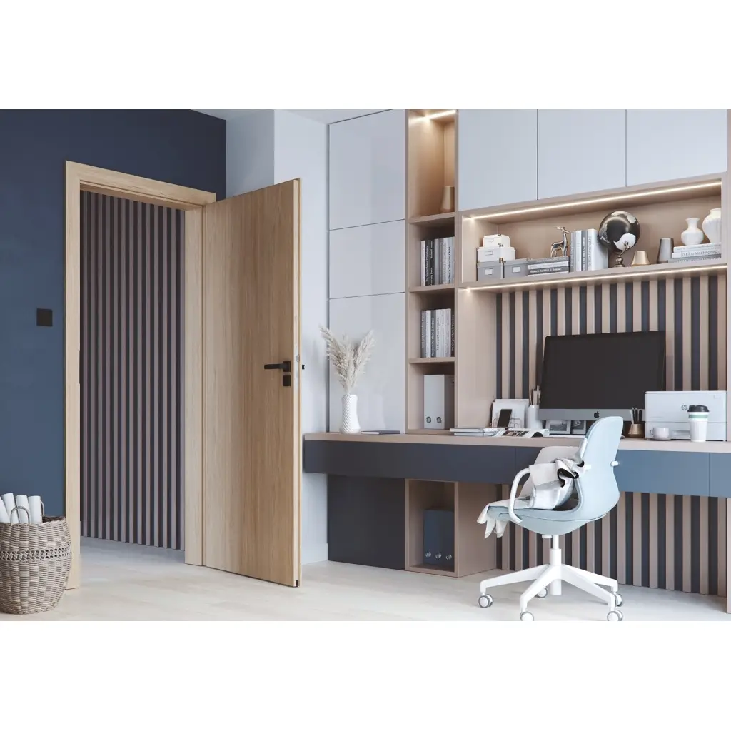 Zestaw Drzwi + Ościeżnica Porta Decor model P 95-135 Dąb Catania Przylgowe (otwierane na zewnątrz) Lewe 80cm plaster miodu, SPWP0P0L08DDT0SZ2AH000, OPWP6B0L08DDT0SZ260000, Zestaw, Porta DECOR, PORTA