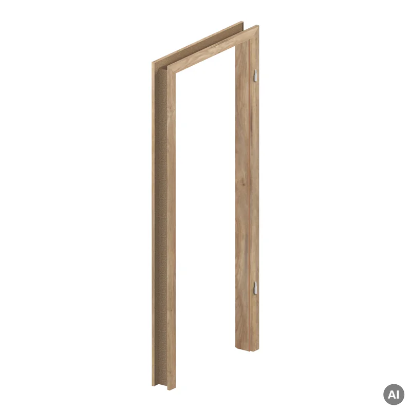 Zestaw Drzwi + Ościeżnica Porta Decor model P 140-180 Dąb