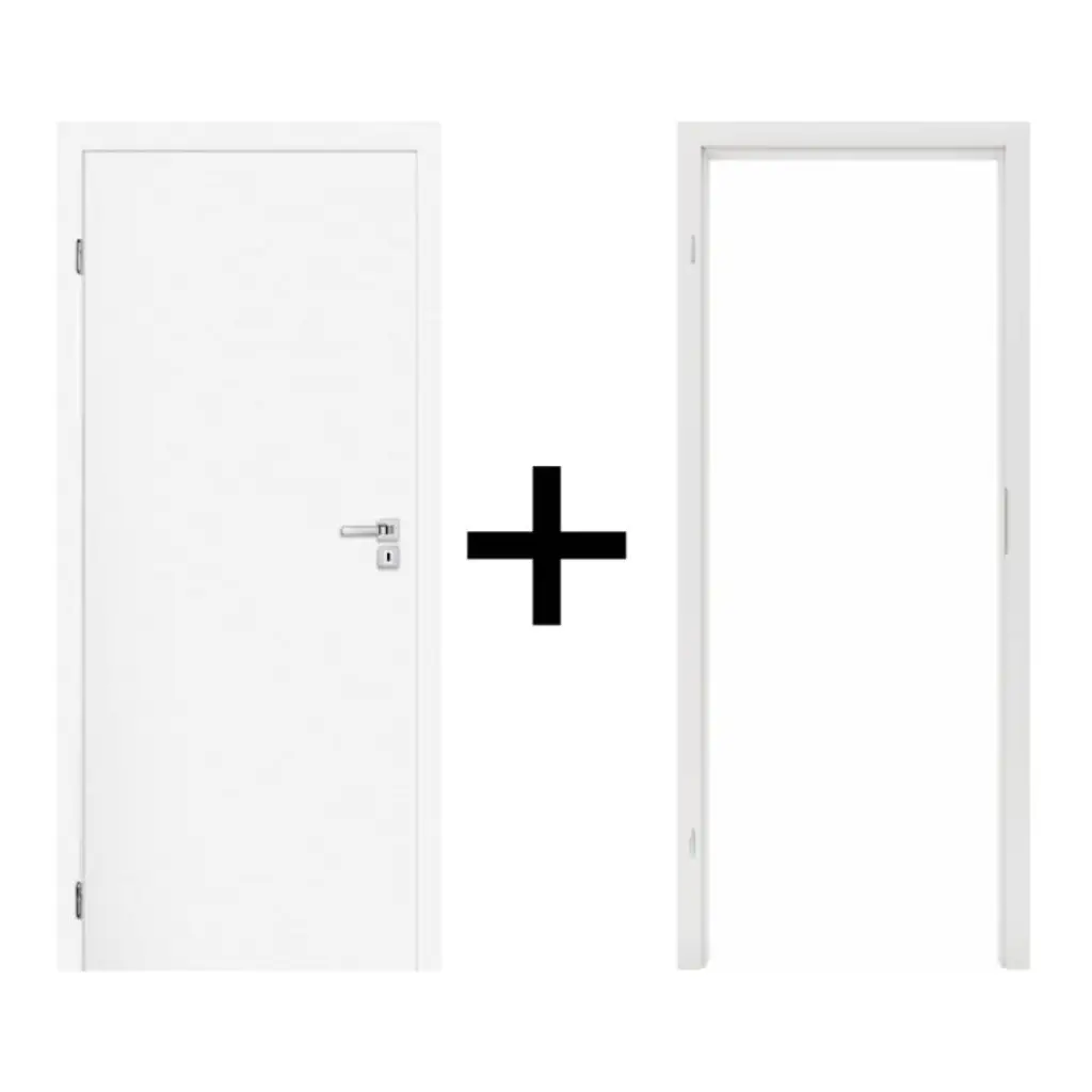 Komplet drzwi + Ościeżnica regulowana 95-114 Norma Decor 1 lewe 80cm Zawias motylkowy bezprzylgowe, 100073568, 100073604, Zestaw, Norma Decor, Invado