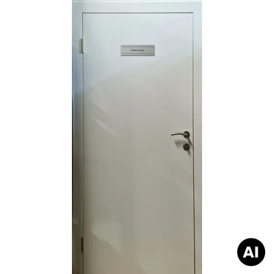 Komplet drzwi + Ościeżnica regulowana 95-114 Norma Decor 1 prawe 80cm Zawias motylkowy bezprzylgowe WC, 100073578, 100073608