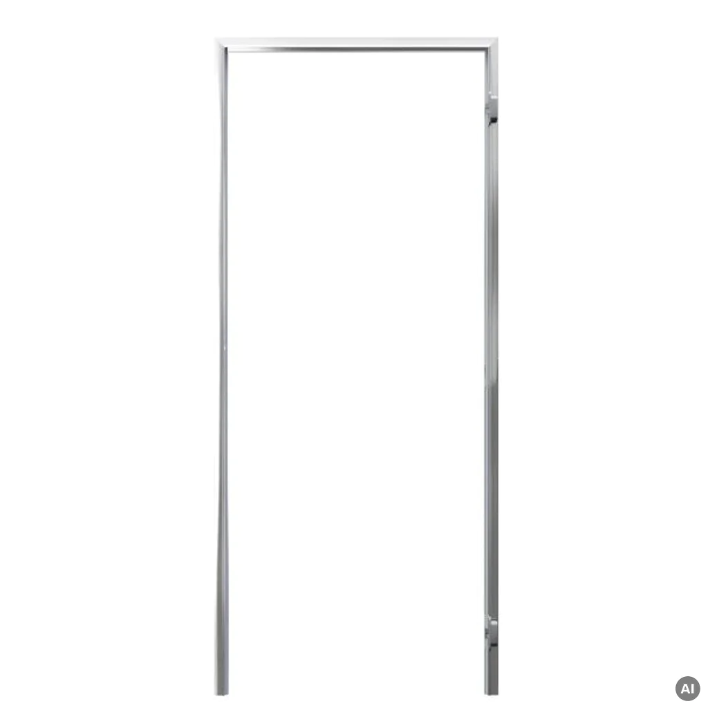 Zestaw Drzwi ukryte + Ościeżnica Porta HIDE Bezprzylgowe (otwierane na zewnątrz) Prawe 80cm plaster miodu, SPA1110P08LBP0A7U0H000, OPA100LP080000AN200000, Zestaw, PORTA HIDE, PORTA