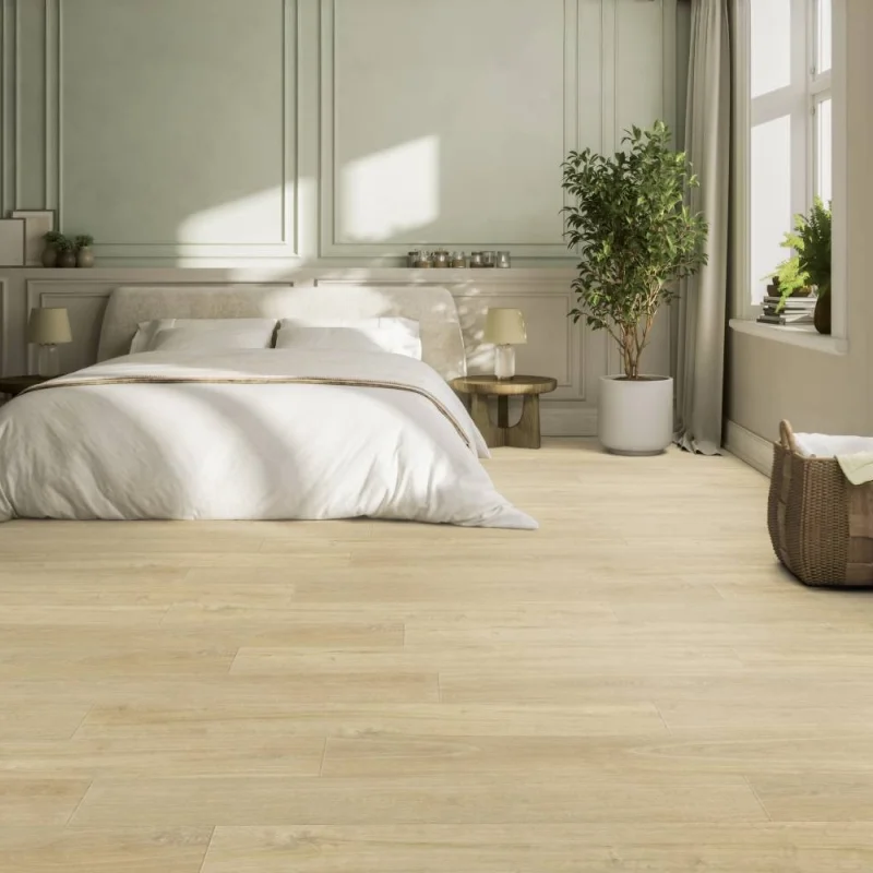 Podłoga winylowa samoprzylepna ze zintegrowanym podkładem 