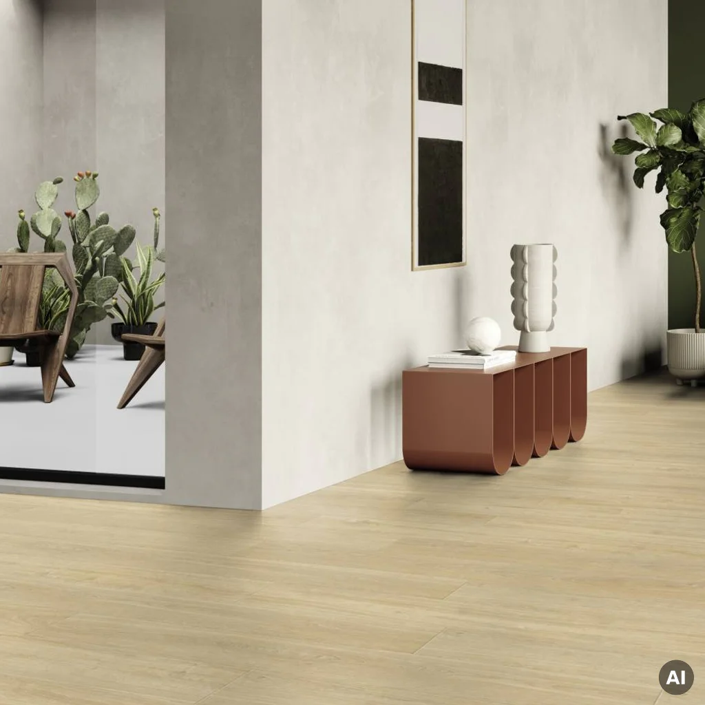 Panele winylowe samoprzylepne z podkładem Madera Beige Naturalny 3.5 mm Klasa 32, 39941623, Podłoga winylowa, Senso Unik, Gerflor
