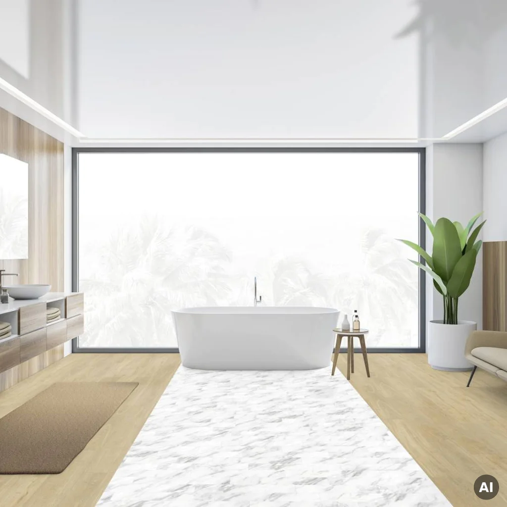 Panele winylowe samoprzylepne z podkładem Madera Beige Naturalny 3.5 mm Klasa 32, 39941623, Podłoga winylowa, Senso Unik, Gerflor