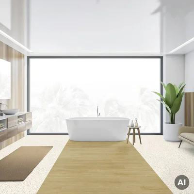 Panele winylowe samoprzylepne z podkładem Madera Beige Naturalny 3.5 mm Klasa 32, 39941623