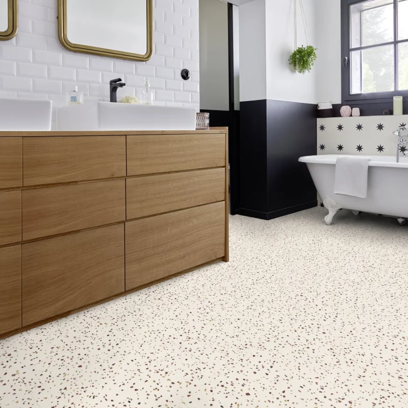 Panele winylowe samoprzylepne ze zintegrowanym podkładem Fe