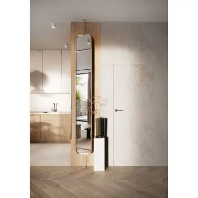 Zestaw Drzwi ukryte + Ościeżnica Porta HIDE Bezprzylgowe (otwierane na zewnątrz) Prawe 70cm plaster miodu, SPA1110P07LBP0A7U0H000, OPA100LP070000AN200000