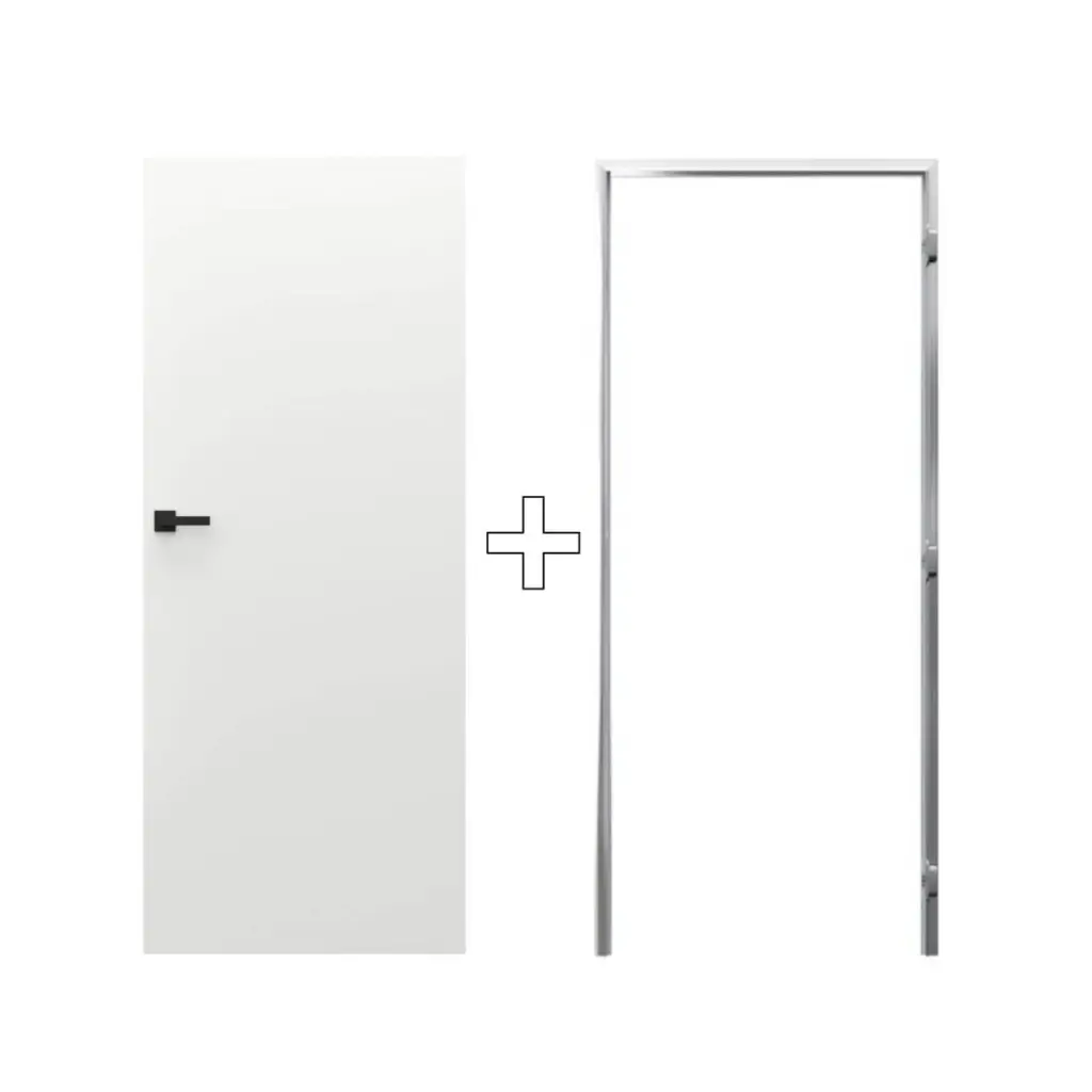 Zestaw Drzwi ukryte + Ościeżnica Sara Eco 2 bezprzylgowe (otwierane na zewnątrz) Prawe 80 cm płyta, 5901316049873, 400010426, Zestaw, Sara Eco 2, DRE