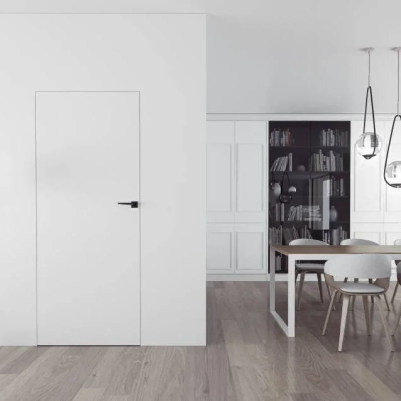 Zestaw Drzwi ukryte + Ościeżnica Sara Eco 2 bezprzylgowe (