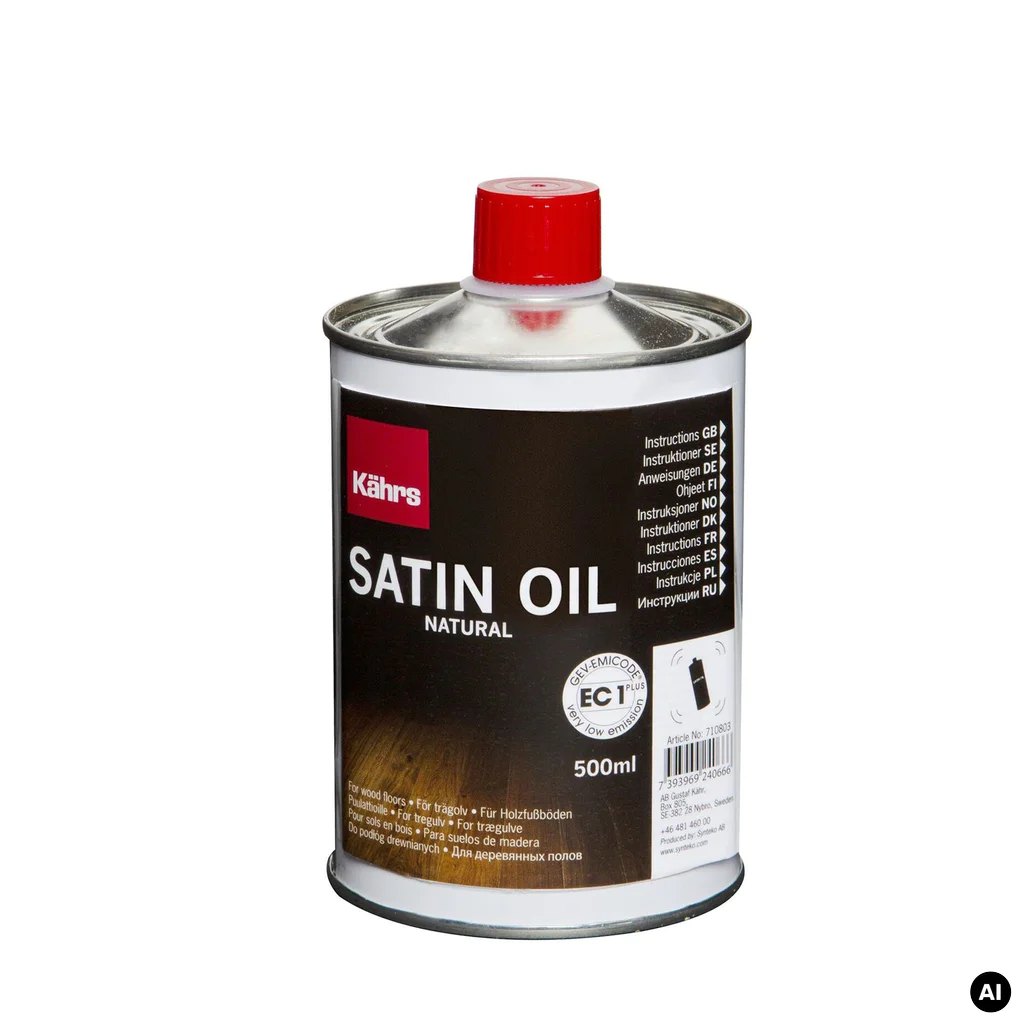 Olej pielęgnacyjny do podłóg drewnianych Kahrs Satin Oil 0,5l, 710803, Kahrs