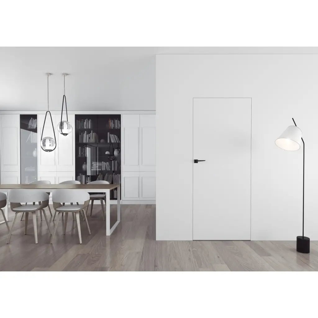 Zestaw Drzwi ukryte + Ościeżnica biała Sara Eco 2 bezprzylgowe (otwierane na zewnątrz) Prawe 80 cm plaster miodu, DRE 400010028, 5901316110672, Zestaw, Sara Eco 2, DRE