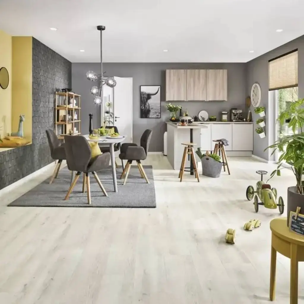 Podłoga hybrydowa Dąb Cottage White 8833 7.8 mm, J-8833, Podłoga hybrydowa, Xplora Timeless, JOKA