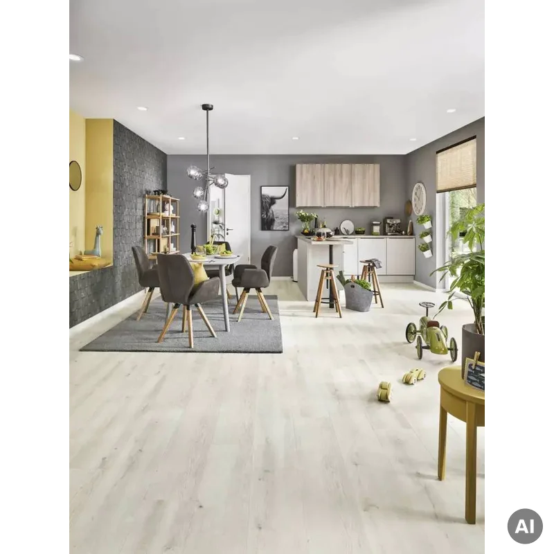 Podłoga hybrydowa Dąb Cottage White 7.8 mm, J-8833 - 2