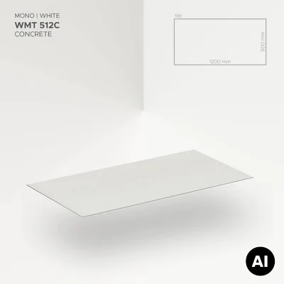 Panele ścienne Mono White 512C, 5905167882436