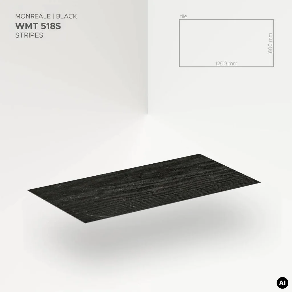 Panele ścienne Monreale Black 518S, 5905167882511, Panele ścienne, Stone Essence, Modee