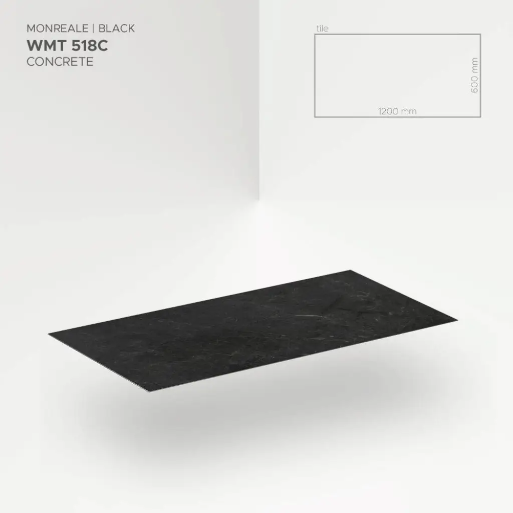 Panele ścienne Monreale Black 518C, 5905167882320, Panele ścienne, Stone Essence, Modee