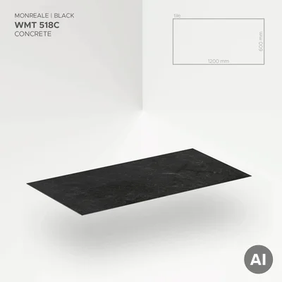 Panele ścienne Monreale Black 518C, 5905167882320
