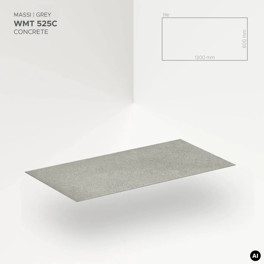 Panele ścienne Massi Grey 525C, 5905167882412, Panele ścienne, Raw Concrete, Modee
