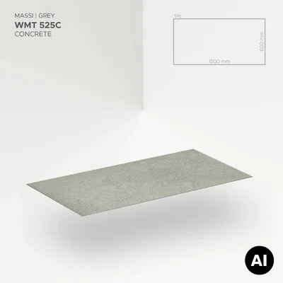 Panele ścienne Massi Grey 525C, 5905167882412