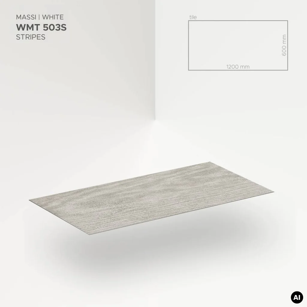 Panele ścienne Massi White 503S, 5905167882542, Panele ścienne, Raw Concrete, Modee