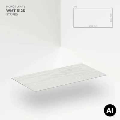 Panele ścienne Mono White 512S, 5905167882580